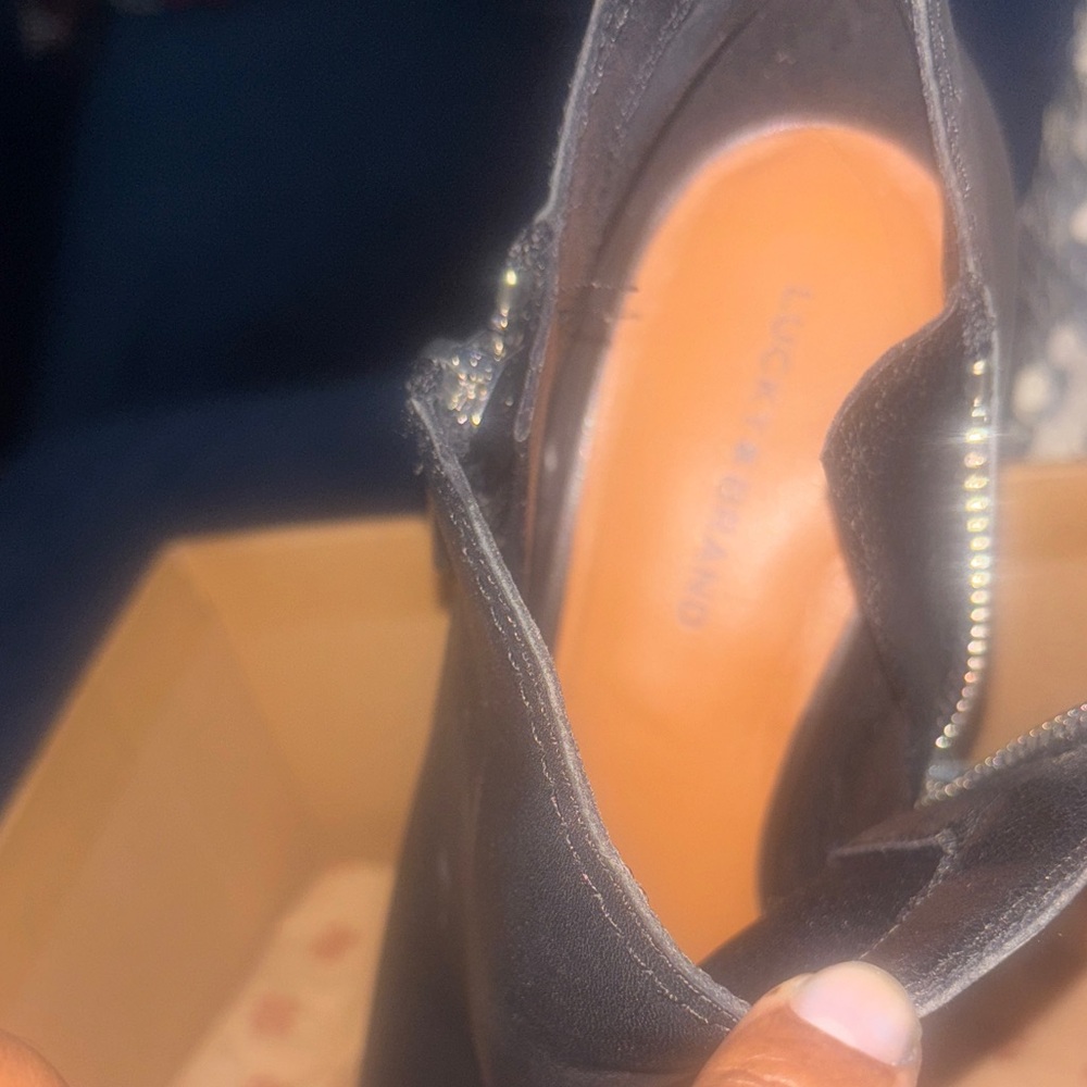 Lucky Brand Black Ankle Booties - Picture 13 of 13